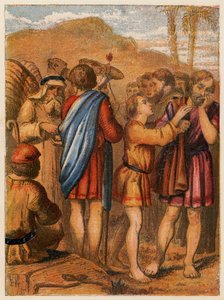 Joseph wird von seinen Brüdern verkauft von English School