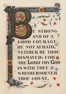 Josua 1:9 von English School