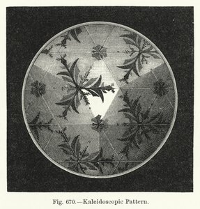 Kaleidoskopisches Muster (Gravur) von English School