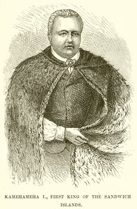 Kamehameha I., erster König der Sandwichinseln von English School