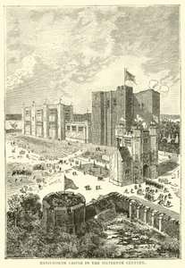 Kenilworth Castle im sechzehnten Jahrhundert von English School