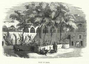 Khan in Zidon (Gravur) von English School