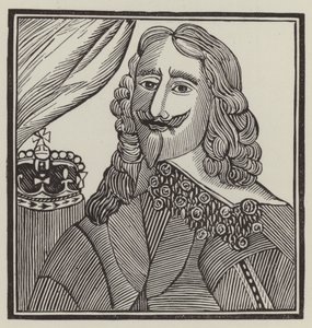König Karl I., Märtyrer (Gravur)