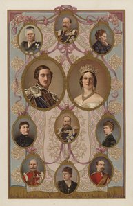 König Edward VII.s Verwandte von English School