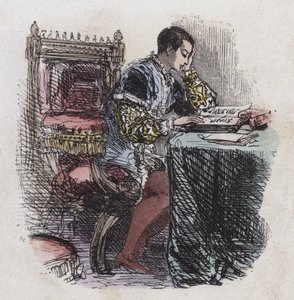 König Edward VI. beim Lesen von English School