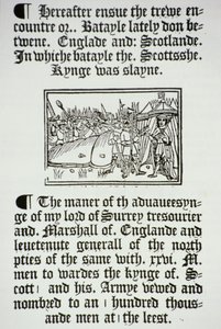 König Heinrich VIII. (1491-1547) und seine Ritter nach dem englischen Sieg über die Schotten bei Flodden Field, 1513 von English School