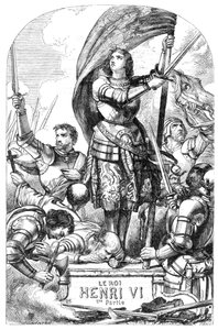 König Heinrich VI. (Heinrich VI., Teil 1) - Illustration in „Completes de William Shakespeare“ 1866 von English School