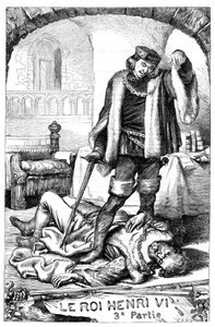 Heinrich VI - Dritter Teil - Illustration in „Werke komplett von William Shakespeare“ 1866 - Die Illustrationen und die allgemeine Form dieser Ausgabe sind von Cassell