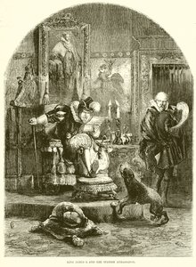 König James I. und der spanische Botschafter von English School