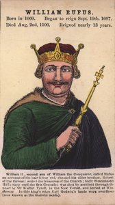 König Wilhelm II (farbige Gravur)