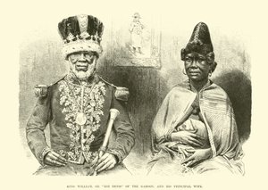 König William oder Roi Denis von Gabun und seine Hauptfrau von English School