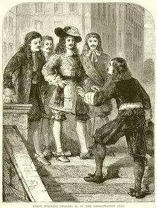 Kirby warnt Charles II vor dem Attentatsplan von English School
