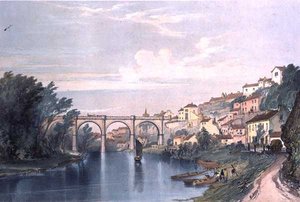 Knaresborough Viadukt, East and West Yorkshire Junction Railway, Platte 38 aus Rees