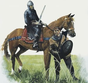 Ritter und Knappe von English School