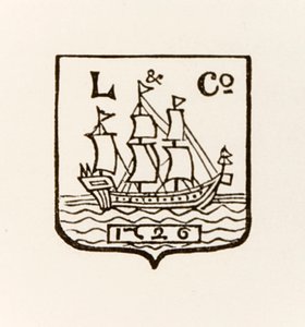 L & Co Schiff 1726 Logo verwendet von Longmans Green and Company von English School
