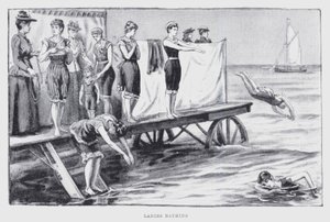 Damen beim Baden von English School