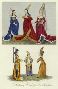 Damen von Rang des 15. und 16. Jahrhunderts von English School