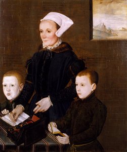 Lady Ingram und ihre zwei Söhne Martin und Steven
