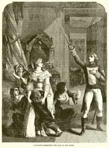 Lafayette rettet das Leben der Königin von English School