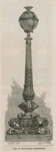 Lampe am Thames Embankment, London von English School