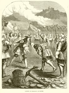 Landung von Charles II. in Dover von English School