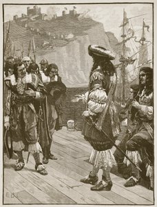 Landung von Charles II in Dover, 26. Mai 1660, Illustration aus Cassells Illustrierter Geschichte Englands