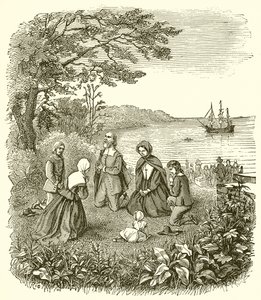Landung der Pilgerväter von English School