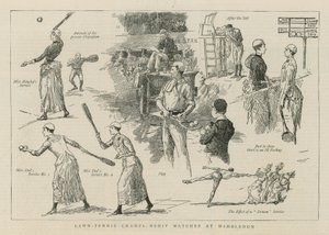 Lawn-Tennis-Meisterschaftsspiele in Wimbledon von English School