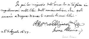 Leone Allacio von English School