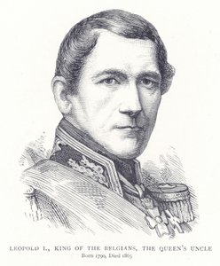Leopold I., König der Belgier, der Onkel der Königin von English School
