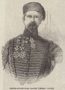 Generalleutnant Cannon (Behram Pacha) (Gravur) von English School