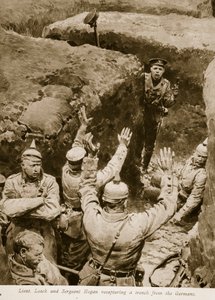 Leutnant Leach und Sergeant Hogan erobern einen Schützengraben von den Deutschen zurück, 1914-19