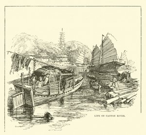 Leben am Fluss von Kanton von English School