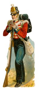 Leichtinfanterist zur Zeit von George IV. von English School