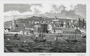 Liverpool im Jahr 1680 von English School