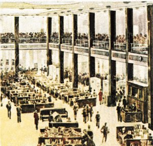 Lloyds-Gebäude im Jahr 1965 von English School