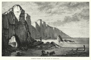 Hummerfischerei an der Küste der Normandie von English School