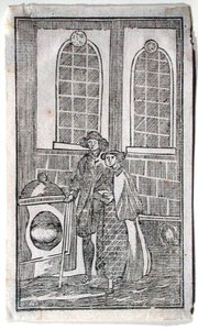 London Stone, Cannon Street, um 1700 von English School