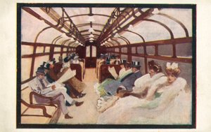 Passagiere der Londoner U-Bahn auf den Bakerloo- und Piccadilly-Linien
