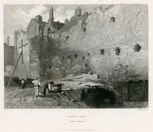 London Wall, Tower Postern von English School