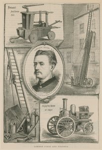 Londoner Brände und Feuerwehrmänner von English School