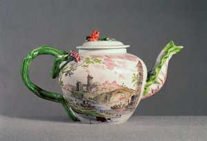 Longton Hall Teekanne, ca. 1755