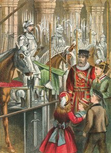 Betrachtung von Rüstungen im Tower of London