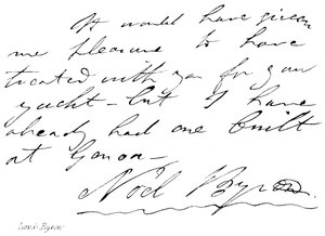 Lord Byron von English School