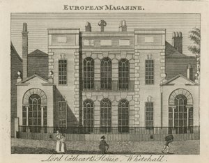 Haus von Lord Cathcart in Whitehall von English School