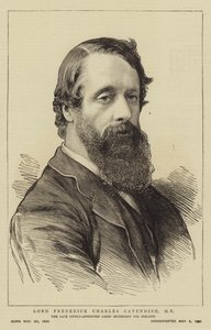 Lord Frederick Charles Cavendish, MP (Gravur)