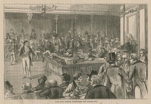 Lord John Russell stellt das Reformgesetz vor von English School
