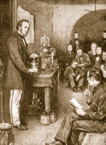 Lord Kelvin begann seine wissenschaftlichen Forschungen in Glasgow in einem Weinkeller, den er in ein Labor umwandelte