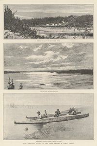 Lord Lonsdales Reisen in den arktischen Regionen Nordamerikas (Gravur) von English School