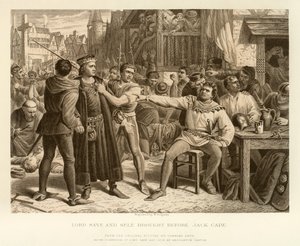 Lord Saye und Sele vor Jack Cade gebracht